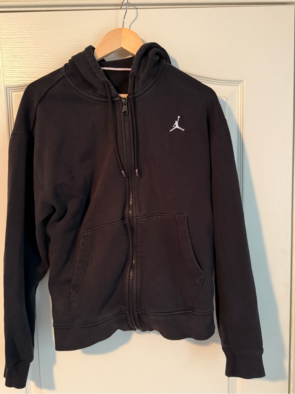 Jordan Black Full-Zip Jumpman Hoodie